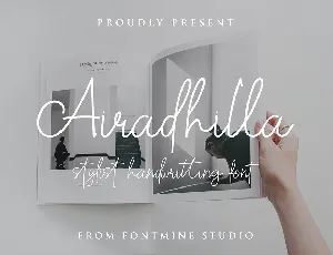 Airadhilla Demo font