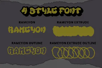 Rameyon font