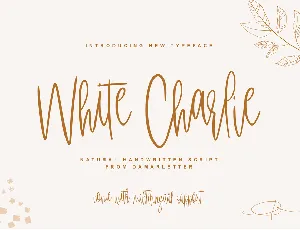 White Charlie font