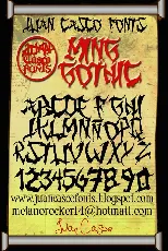 Ming Gothic Prima font