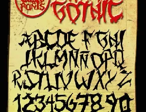 Ming Gothic Prima font