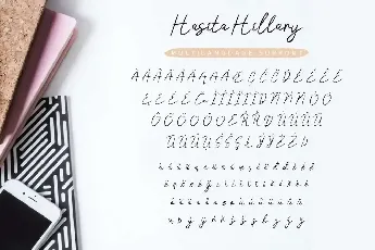 Hasita Hillary Demo font