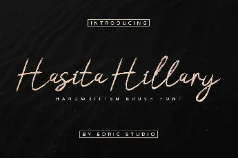 Hasita Hillary Demo font