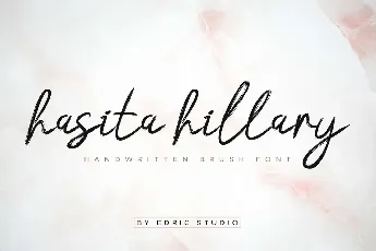 Hasita Hillary Demo font