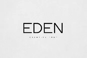 Eden font