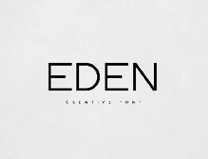 Eden font