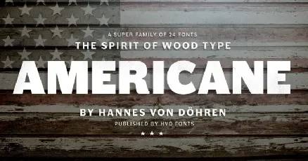 Americane Family font