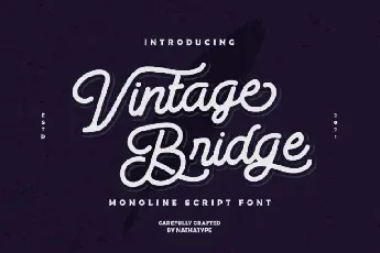 Vintage Bridge font