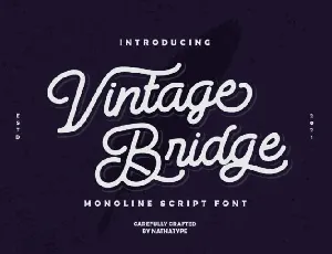 Vintage Bridge font