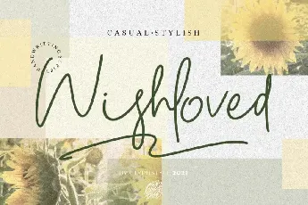 Wishloved Handwritten font