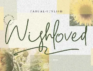 Wishloved Handwritten font