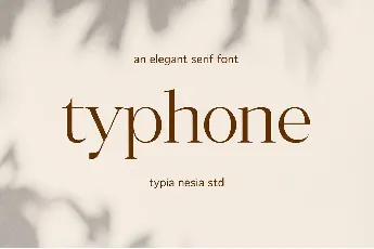 Typhone font