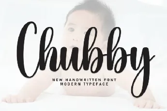 Chubby Script Typeface font