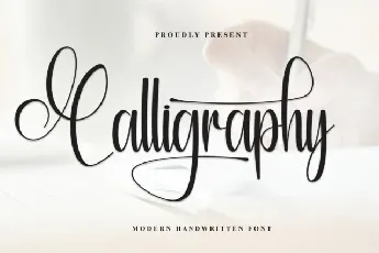 Calligraphy Script Typeface font