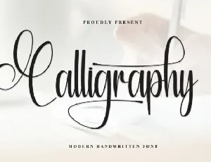 Calligraphy Script Typeface font