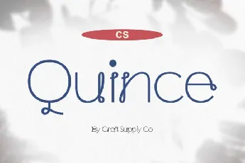 CS Quince font