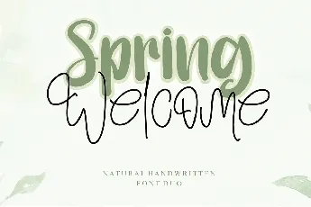 SpringWelcomeFont