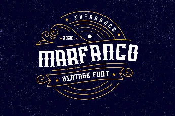 Marfanco font