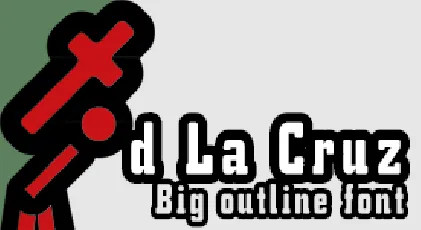 d La Cruz font