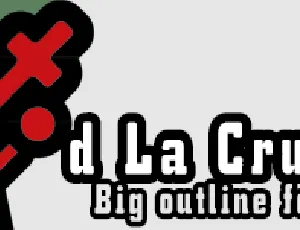 d La Cruz font