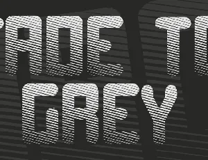 Fade to grey font