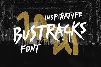 Bustracks FREE font