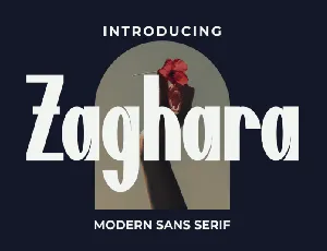 Zaghara font