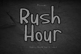 Rush Hour font