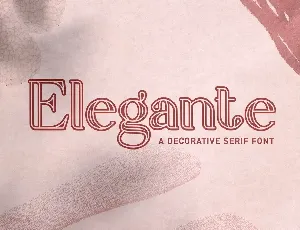 Elegante font