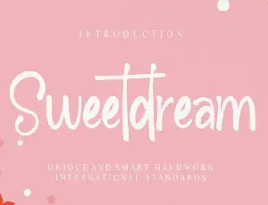 Sweetdream Brush font