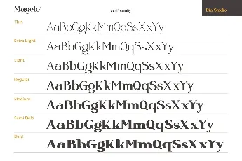 Magelo font