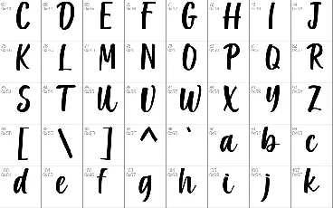 Written Birthday font