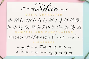 Morelove font