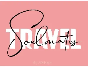 Travel Soulmates font