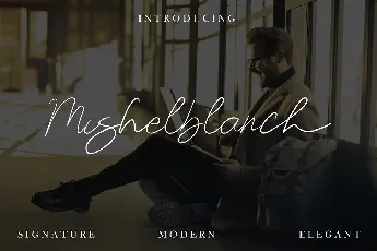 Mishelblanch Demo font