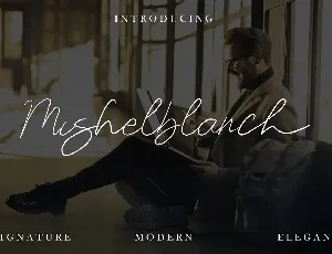 Mishelblanch Demo font