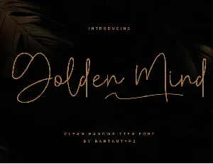 Golden Mind font