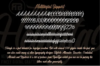 Heinyta font