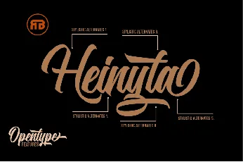 Heinyta font