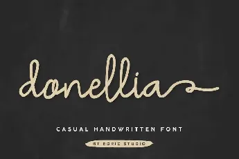 Donellia Demo font