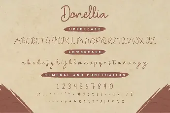 Donellia Demo font