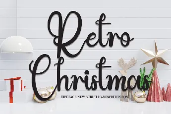 Retro Christmas font