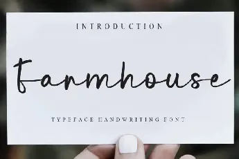 Farmhouse font