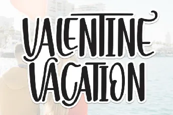 Valentine Vacation Script font