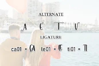 Valentine Vacation Script font