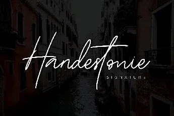 Handestonie font