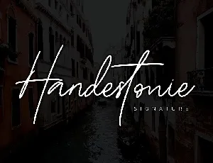 Handestonie font