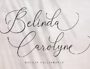 Belinda Carolyne font