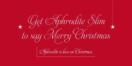 Aphrodite Slim font