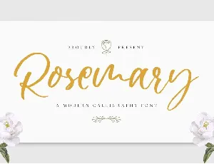 Rosemary font